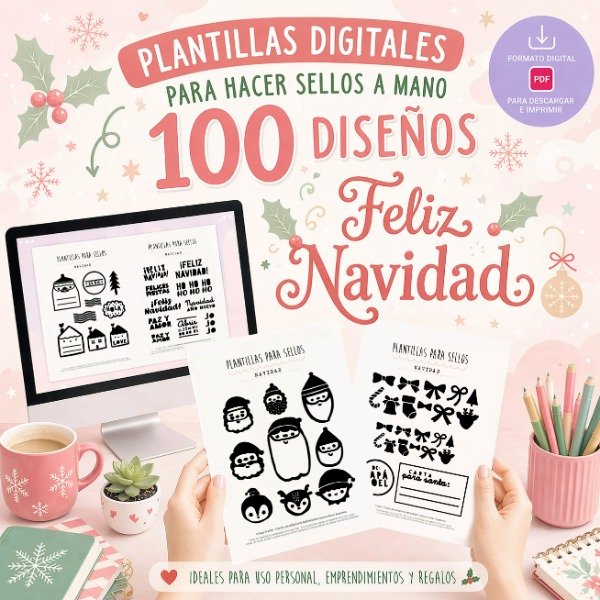 Producto - Plantillas 100 diseños Navideños