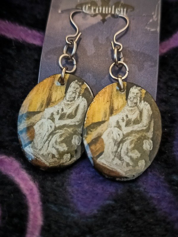 Producto - Aros con ilustración Moisés