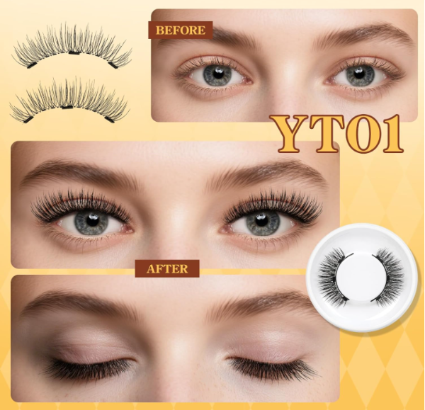 Producto - QUEWEL Reusable Magnetic Eyelashes Modelo XYT-A