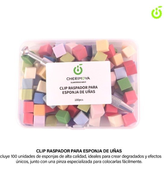Producto - Kit de Pinza + Esponja para uña BH018049