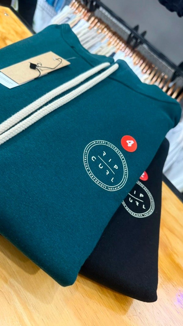 Producto - Buzo canguro frisa Rip Curl circulo