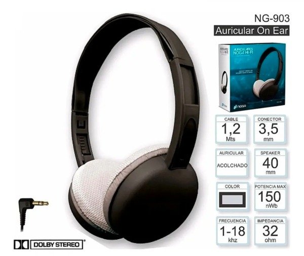 Producto - Auricular Bluetooth Noga NG-903BT