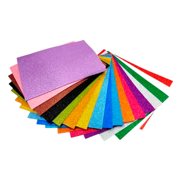 Producto - GOMA EVA GLITTER SURTIDA x20