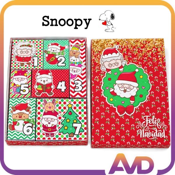 Producto - Calendario de Adviento 7 Días Personalizado  7 Sorpresas Temáticas - 3