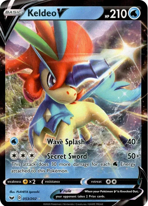 Producto - Keldeo V - 53/202 - Sword and Shield - Holo