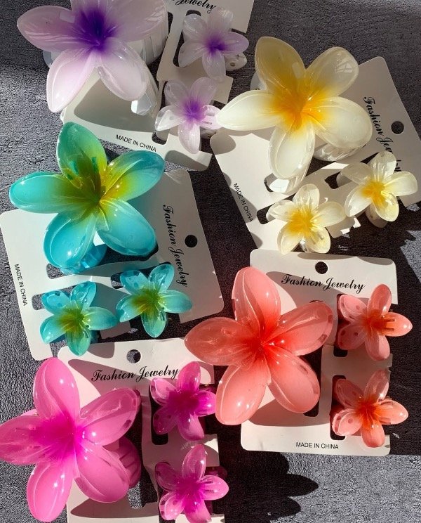 Producto - Set de 3 broches hawaianos