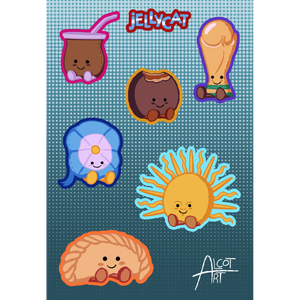 Producto - Planchitas de Stickers - Argentina - Jellycats