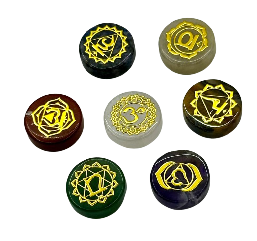 Producto - 7 Orgonitas Circulares 7 Chakras
