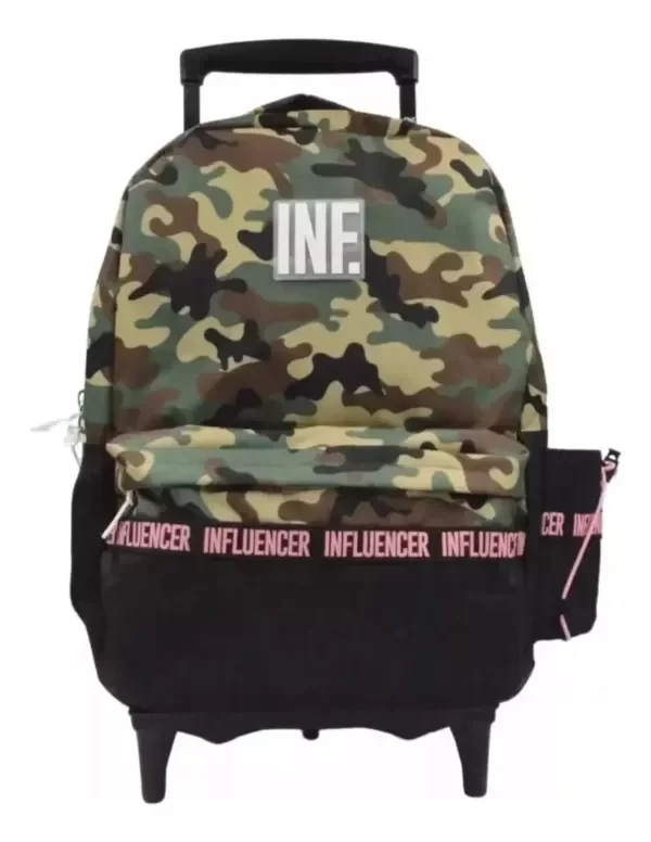 Producto - Mochila c/carro Influencer camuflada 68-3037-2