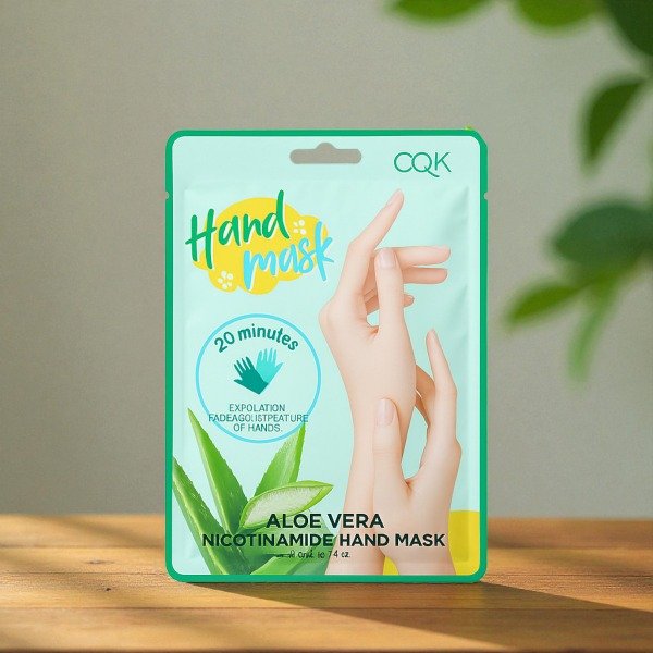 Producto - Mascarilla Exfoliante para Manos - CQK - Aloe Vera