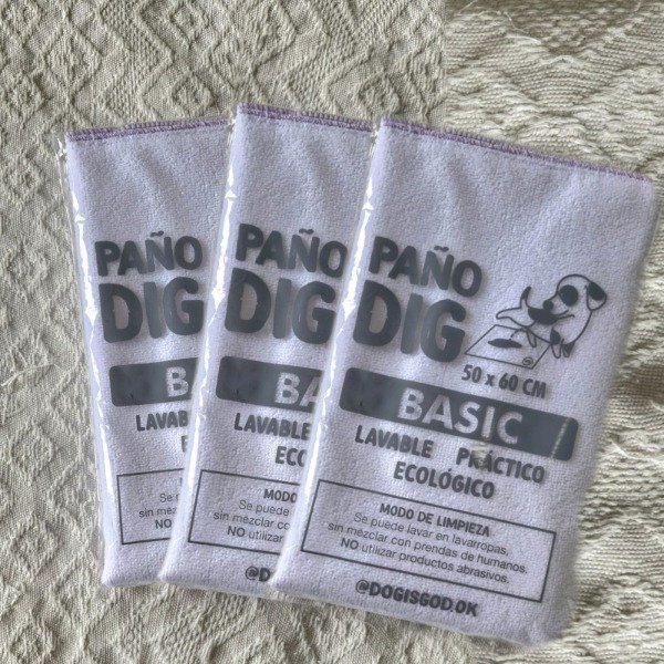 Producto - PAÑO DiG BASIC 50x60cm ( PACK X3 )