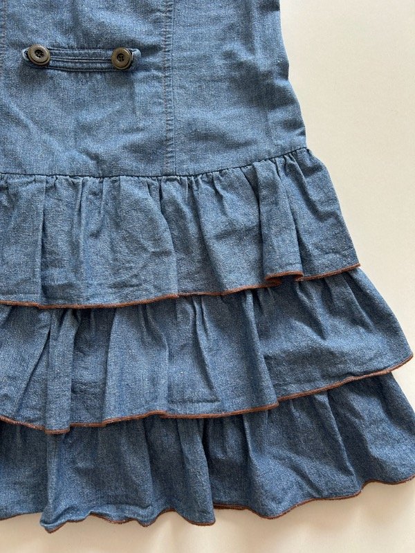 Producto - vestido jean strapless - 2