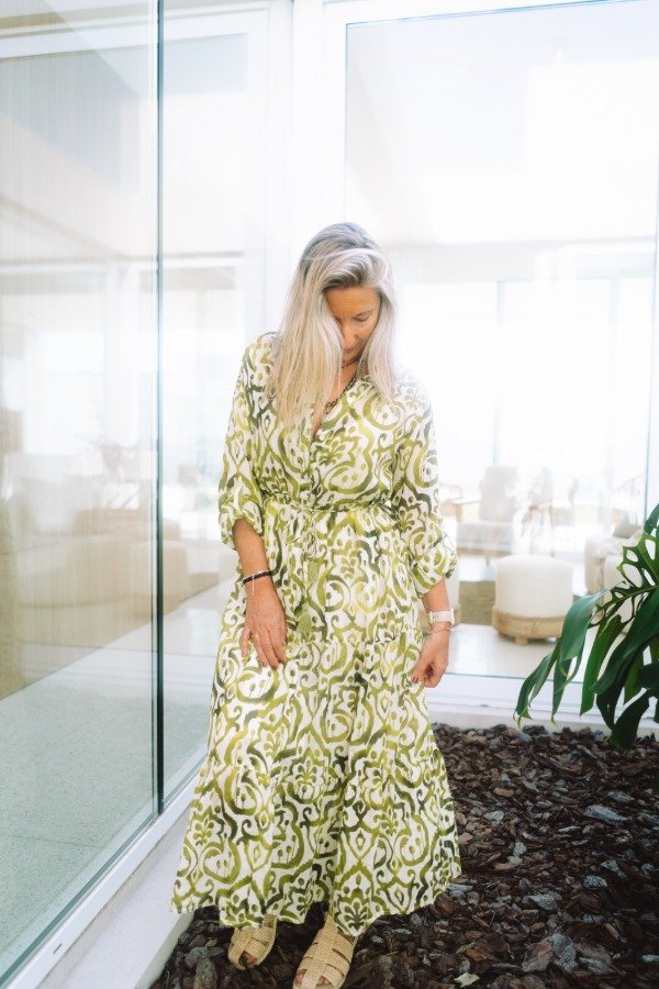 Producto - VESTIDO VAR'S ESTAMPADO VERDE