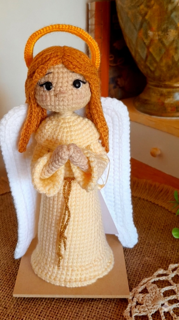 Producto - Angelita de la Guarda Amarillo Pastel