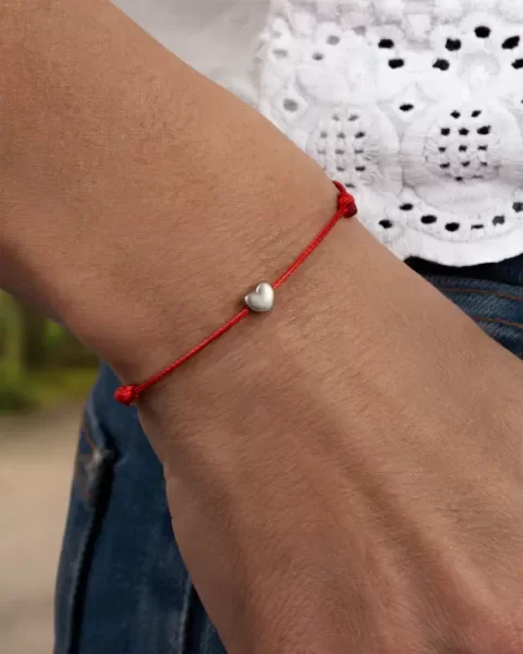 Producto - Pulsera Acero Roja Antonio Bendito (Para conseguir Novio)