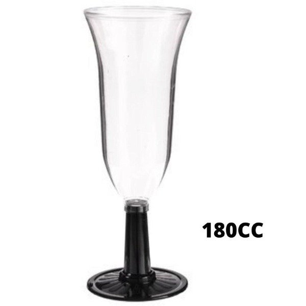 Producto - COPA NANCY 180CC  CRISTAL PIE NEGRO