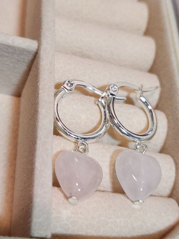 Producto - Aros Cuarzo ROSA