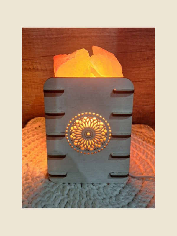 Producto - Lampara de sal "Mandala III"