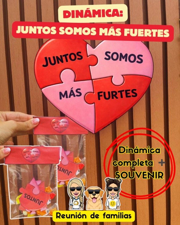 Producto - DINÁMICA. JUNTOS SOMOS MÁS FUERTES. REUNIÓN DE FAMILIAS