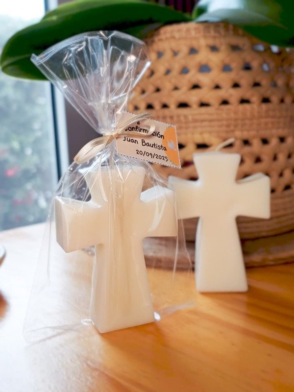 Producto - Souvenir Cruz Lisa comunión, bautismo o confirmación - 1