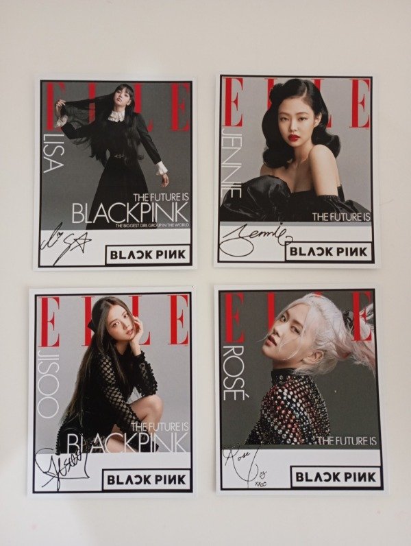 Producto - Photocard BLACKPINK "ELLE" x4
