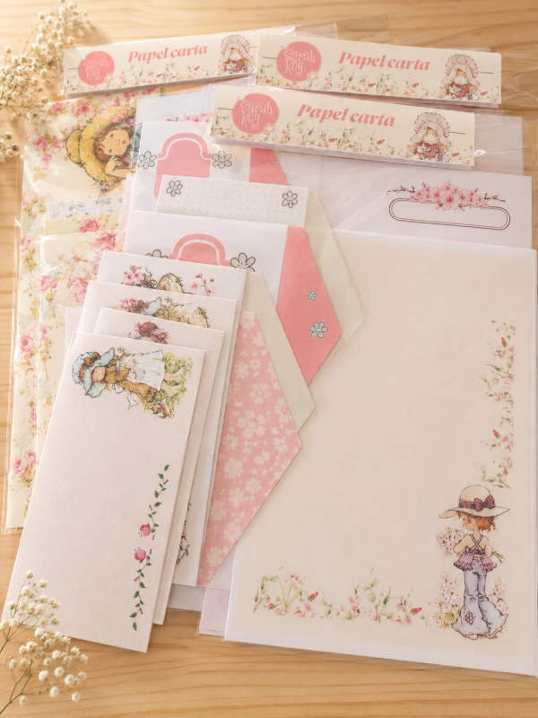 Producto - Papel de carta Sarah kay pack con sobres