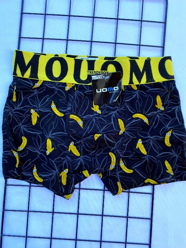 Producto - Boxer uomo negro con amarillo
