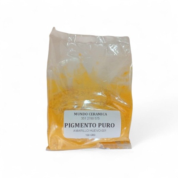 Producto - PIGMENTO PURO AMARILLO HUEVO LODI  AH 01 X 100 GR