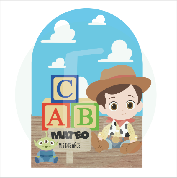 Producto - CENTROS DE MESA TOY STORY