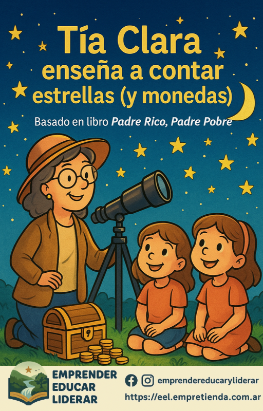 Producto - TÍA CLARA ENSEÑA A CONTAR ESTRELLAS (Y MONEDAS) - LIBRO PARA COLOREAR