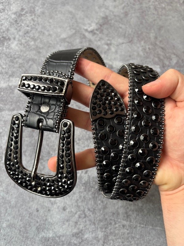 Producto - BB Belt Negro Cocodrilo - 4