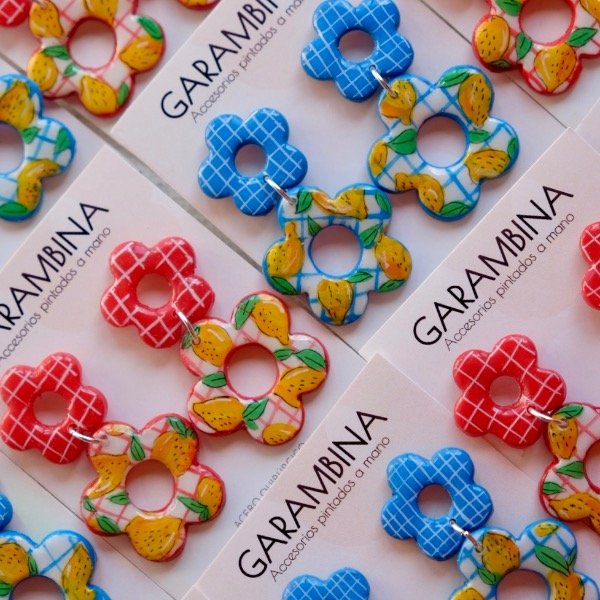 Producto - Summer - Limoncitos (rojo y celeste)