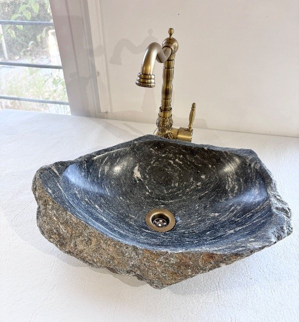 Producto - Bacha piedra METAMÓRFICA 40x30x11