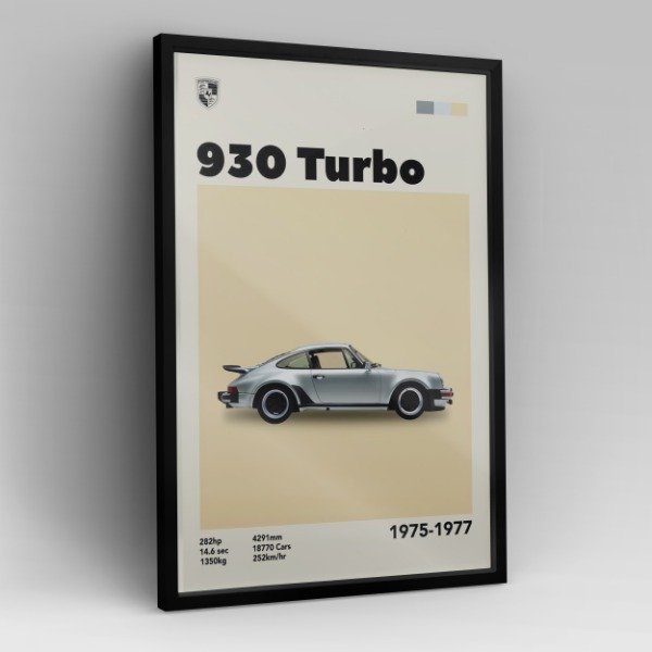 Producto - Cuadro Porsche 930 Turbo