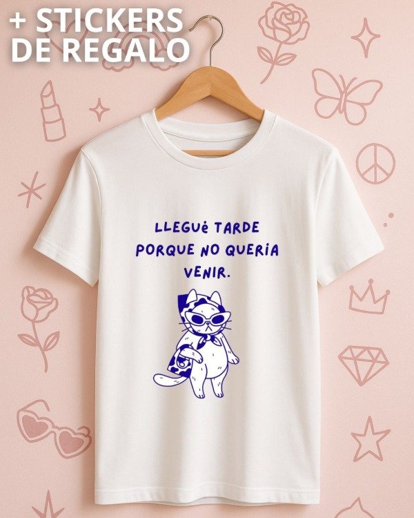 Producto - Remera llegue tarde