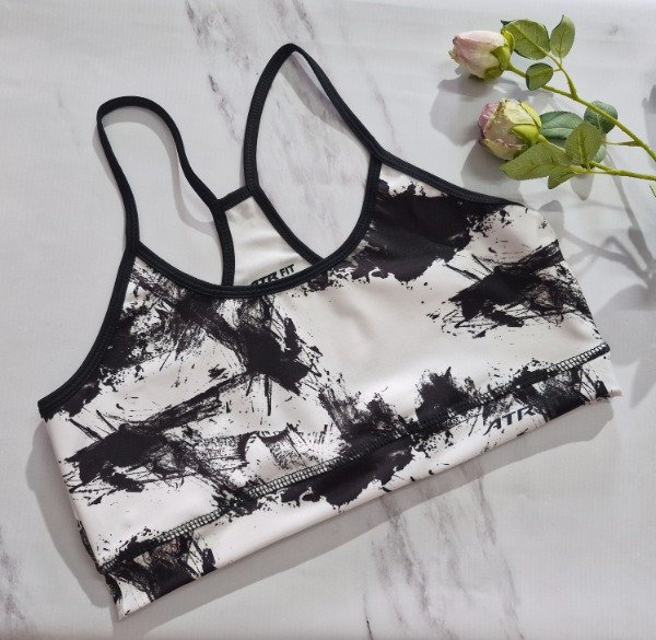 Producto - Top blanco con negro- talle 4