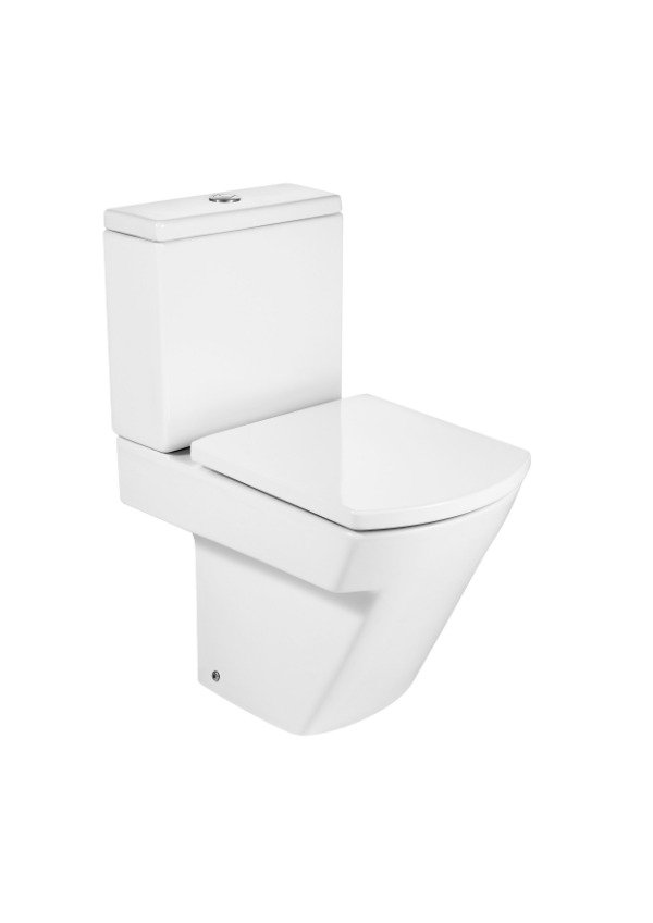 Producto - Inodoro largo de pie con salida dual Hall