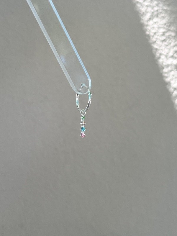 Producto - Argollita individual con dije multi 1cm