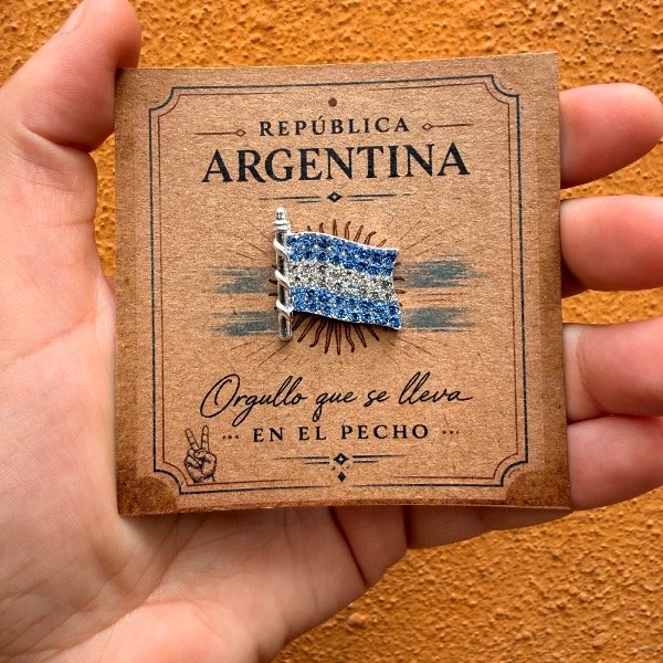 Producto - Escarapela con Strass Bandera I