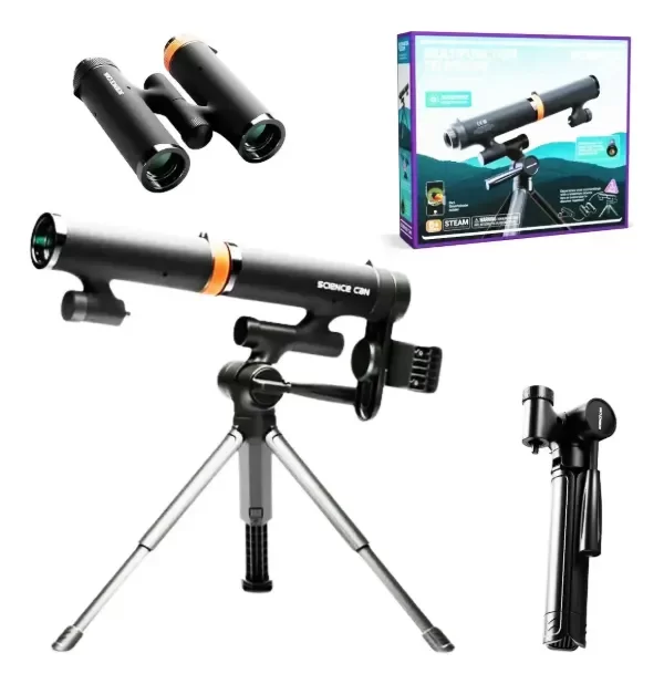 Producto - Telescopio Multifuncion 3en1 Science Can 16x Reflector