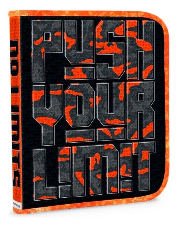 Producto - Cartuchera un piso push 16x29cm