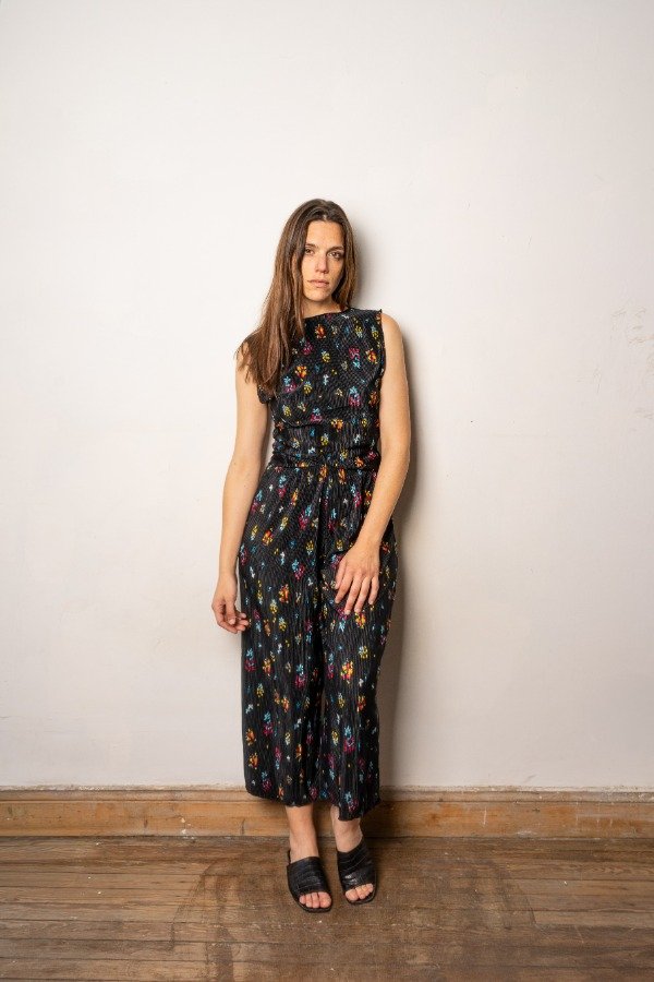 Producto - Pant plisado flores