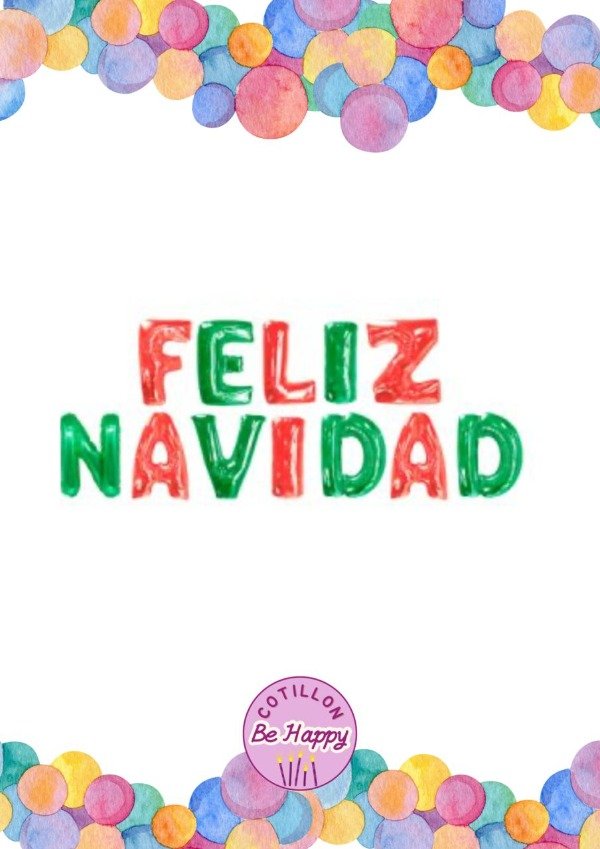 Producto - Globo Metalizado SET FELIZ NAVIDAD
