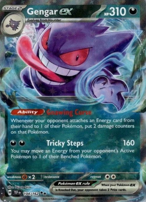 Producto - Gengar ex - 104/162 - Temporal Forces - Holo