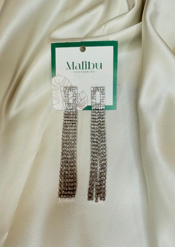 Producto - AROS STRASS PLATEADOS CUB