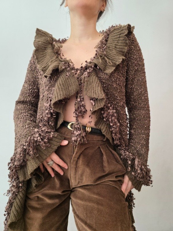 Producto - Saco Marron Vuelos - 3