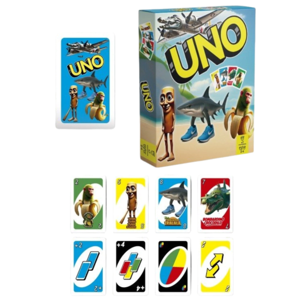 Producto - Juego de Cartas Uno Brainrot Italiano