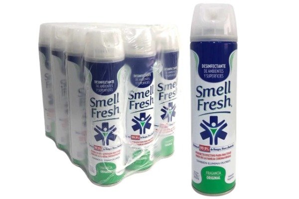 Producto - DESINFECTANTE AEROSOL ORIGINAL 360 ML SMELL FRESH