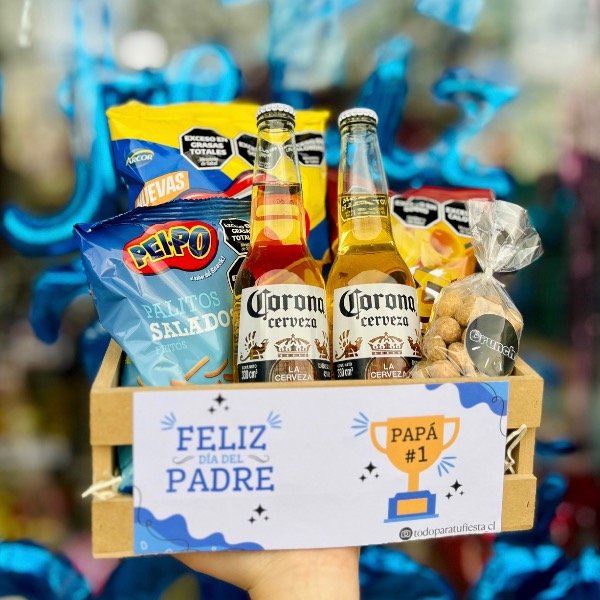 Producto - Canasta salada + 2 cervezas Corona - Día del Padre