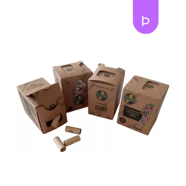 Producto - FILTRO PRE ROLLED X 35U SIN BLANQUEAR ZEUS